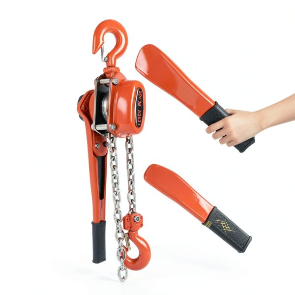 Happybuy Manual Lever Chain Hoist 3300 lbs, Chain Come Along 10 feet, Ratchet Chain Hoist 1-1/2 Ton, Come Along Puller 5/16" Diameter, for Warehouse Garages Construction Zones-5