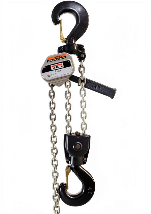 JET 3-Ton Compact Lever Hoist, 10' Lift, Shipyard Hooks (JLA-300-10SH)-0