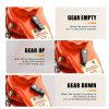 HUGOASIS Lever Chain Hoist 0.75 Ton 5FT Orange Dual Brake G80 Steel-2