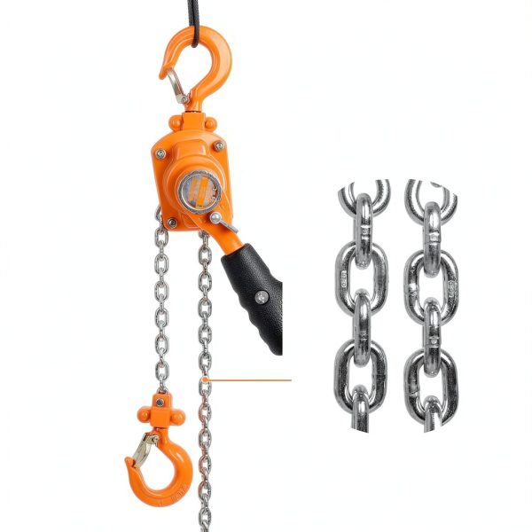 VEVOR Manual Lever Chain Hoist 1/4 Ton 550lb 5ft G80 Galvanized-3