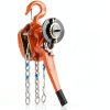 Manual Lever Chain Hoist VEVOR 6600lb 3 Ton 20ft G80 Galvanized Orange-2