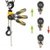 Mini Chain Hoist 1/4 Ton 5ft G80 Lever KITUYOTO Yellow Alloy Steel-4