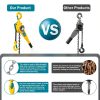 3300LBs 20 FT Lever Chain Hoist - 1-1/2 Ton Manual Ratchet Block Chain Puller, Alloy Steel G80 Chain Come Along Tool with Auto Chain Leading & 360°Rotation Hook for Garage Factory Dock-4