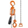 VEVOR Manual Lever Chain Hoist 1/4 Ton 550lb 5ft G80 Galvanized-10