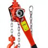 Happybuy Manual Lever Chain Hoist 3300 lbs, Chain Come Along 10 feet, Ratchet Chain Hoist 1-1/2 Ton, Come Along Puller 5/16" Diameter, for Warehouse Garages Construction Zones-0