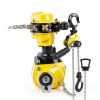 Manual Lever Chain Hoist, 0.25 Ton 5 Ft Lift Lever Hoist Ratchet Chain Puller Hoist with 2 Hooks for Building Garages, Heavy Duty Chain Lifting & 360° Rotation Hook, Automotive Machinery-4