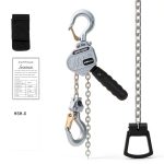 Mini Lever Chain Hoist 1100LBS 10FT Anbull Manual with Storage Bag-0