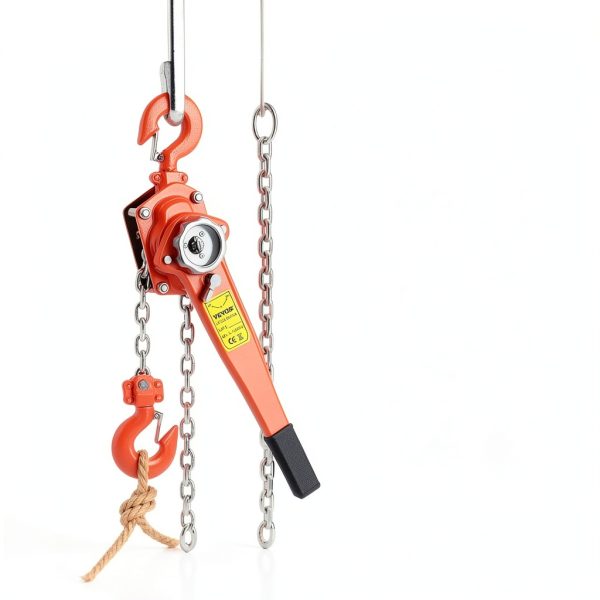 Happybuy Lever Chain Hoist 1.5 Ton 10ft Galvanized Puller-1