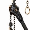Manual Lever Chain Hoist 2 Ton 4400 lbs Capacity 10 FT Come Along, G80 Galvanized Carbon Steel with Double-Pawl Brake,360° Rotation Hook, for Garage Factory Dock (2T/3m)-0