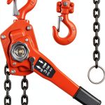 3 Ton Manual Lever Chain Hoist AHRQ 10FT G80 Steel Chain Orange-0