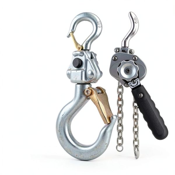 Mini Lever Chain Hoist 1100LBS 10FT Anbull Manual with Storage Bag-1