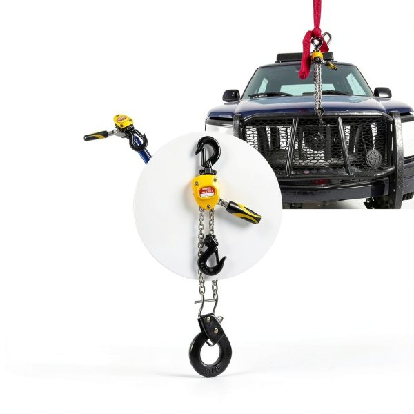 Mini Chain Hoist 1/4 Ton 5ft G80 Lever KITUYOTO Yellow Alloy Steel-6