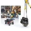3300LBs 20 FT Lever Chain Hoist - 1-1/2 Ton Manual Ratchet Block Chain Puller, Alloy Steel G80 Chain Come Along Tool with Auto Chain Leading & 360°Rotation Hook for Garage Factory Dock-5