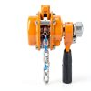 VEVOR Manual Lever Chain Hoist 1/4 Ton 550lb 5ft G80 Galvanized-4