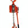 Happybuy Manual Lever Chain Hoist 3300 lbs, Chain Come Along 10 feet, Ratchet Chain Hoist 1-1/2 Ton, Come Along Puller 5/16" Diameter, for Warehouse Garages Construction Zones-6