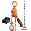 VEVOR Manual Lever Chain Hoist 1/4 Ton 550lb 5ft G80 Galvanized-0