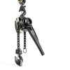 Manual Lever Chain Hoist 2 Ton 4400 lbs Capacity 10 FT Come Along, G80 Galvanized Carbon Steel with Double-Pawl Brake,360° Rotation Hook, for Garage Factory Dock (2T/3m)-6