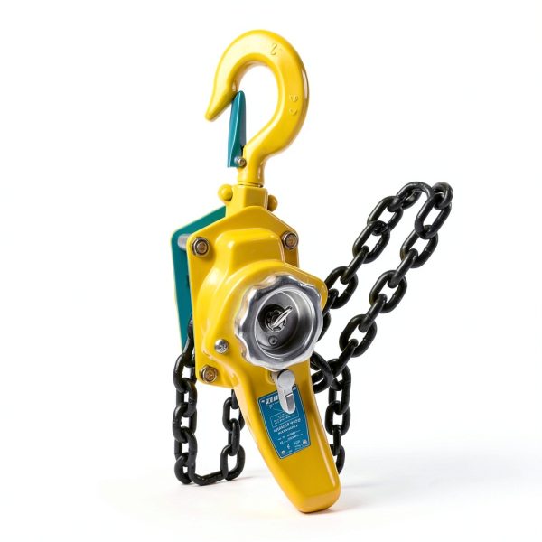 3300LBs 20 FT Lever Chain Hoist - 1-1/2 Ton Manual Ratchet Block Chain Puller, Alloy Steel G80 Chain Come Along Tool with Auto Chain Leading & 360°Rotation Hook for Garage Factory Dock-2