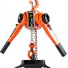 VEVOR Manual Lever Chain Hoist 1T 2200lb 10ft Orange Heavy Duty-4