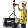 VEVOR Manual Lever Chain Hoist 1T 2200lb 10ft Orange Heavy Duty-1