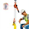 VEVOR Manual Lever Chain Hoist 1T 2200lb 10ft Orange Heavy Duty-2